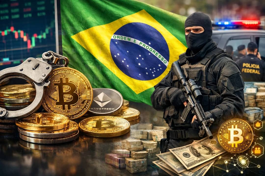 "De incautadas a armas del Estado: Brasil autoriza usar criptomonedas decomisadas para financiar la lucha contra el crimen"