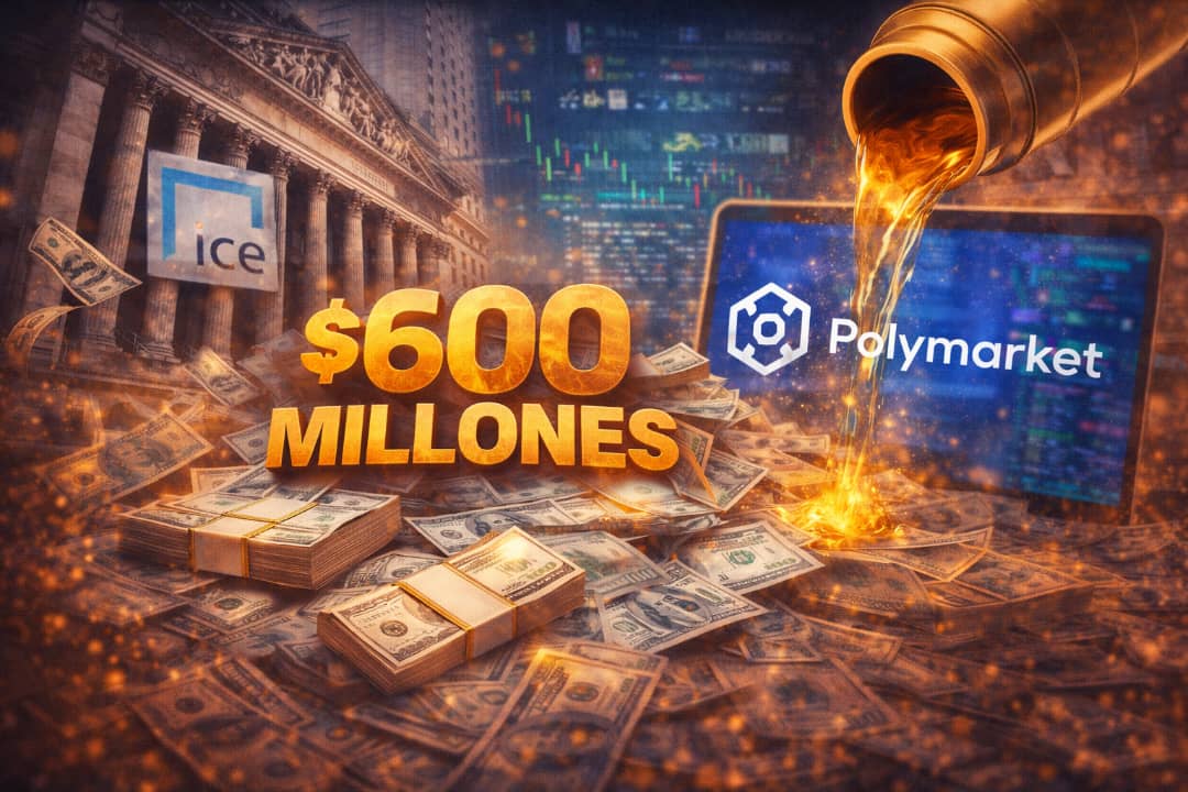 "ICE duplica su apuesta: la dueña de la Bolsa de Nueva York inyecta otros USD $600 millones en Polymarket"