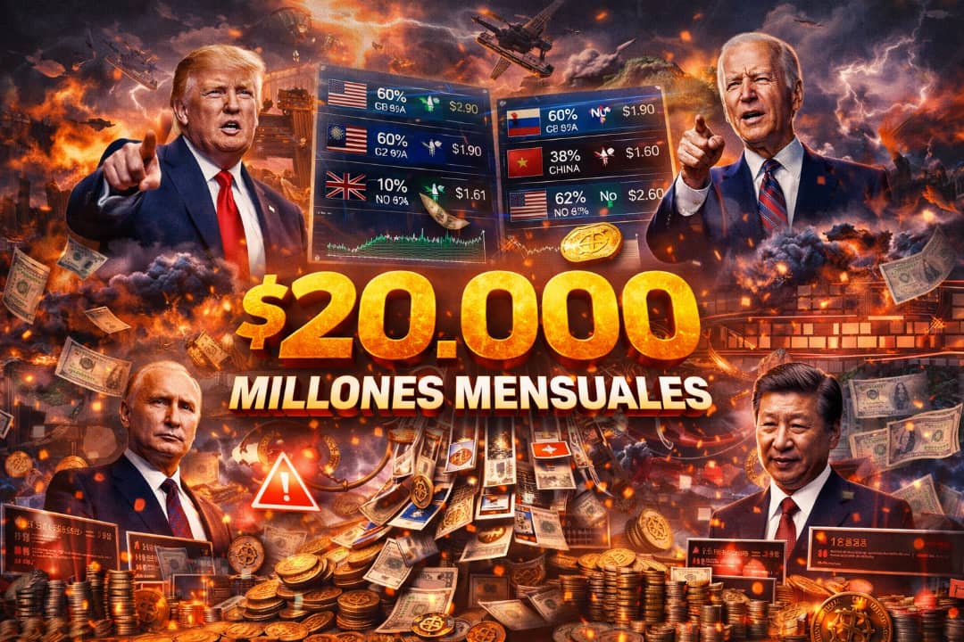 "Fiebre sin precedentes: los mercados de predicción superan los USD $20.000 millones mensuales y la geopolítica se roba el protagonismo"