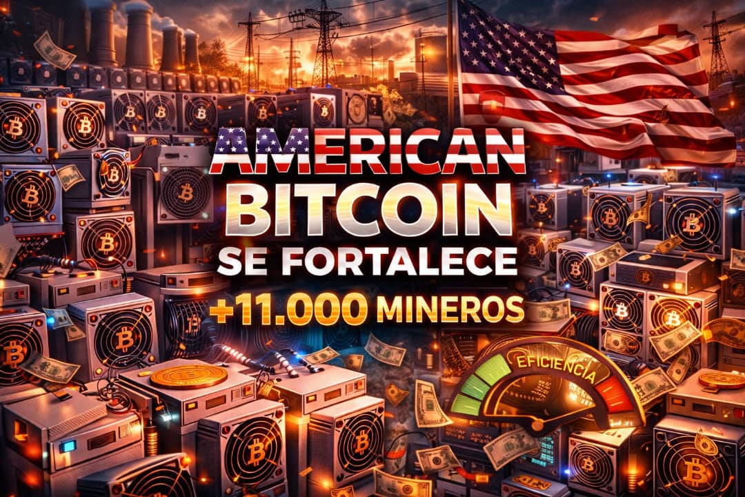 "American Bitcoin se fortalece: compra más de 11.000 mineros y mejora su eficiencia en plena reconfiguración del sector"