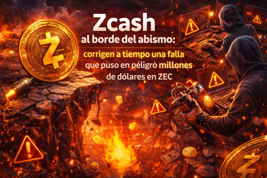 Zcash al borde del abismo: corrigen a tiempo una falla que puso en peligro millones de dólares en ZEC