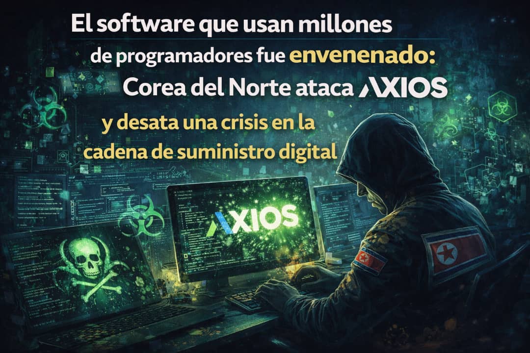 El software que usan millones de programadores fue envenenado: Corea del Norte ataca Axios y desata una crisis en la cadena de suministro digital