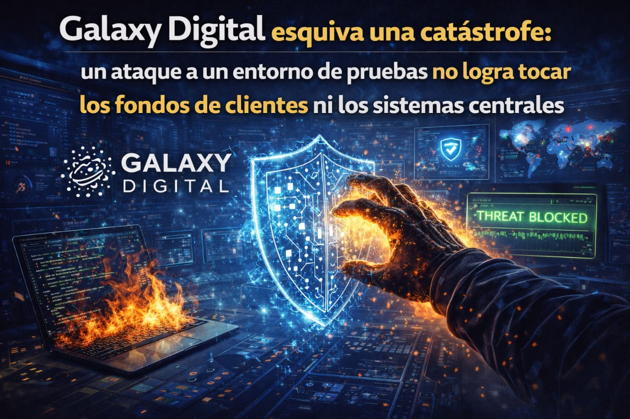 Galaxy Digital esquiva una catástrofe: un ataque a un entorno de pruebas no logra tocar los fondos de clientes ni los sistemas centrales