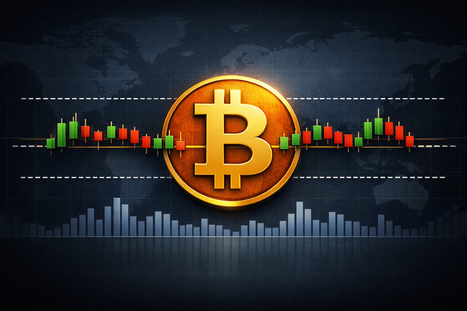BTC opera estable en rango durante Pascua ante escasa actividad