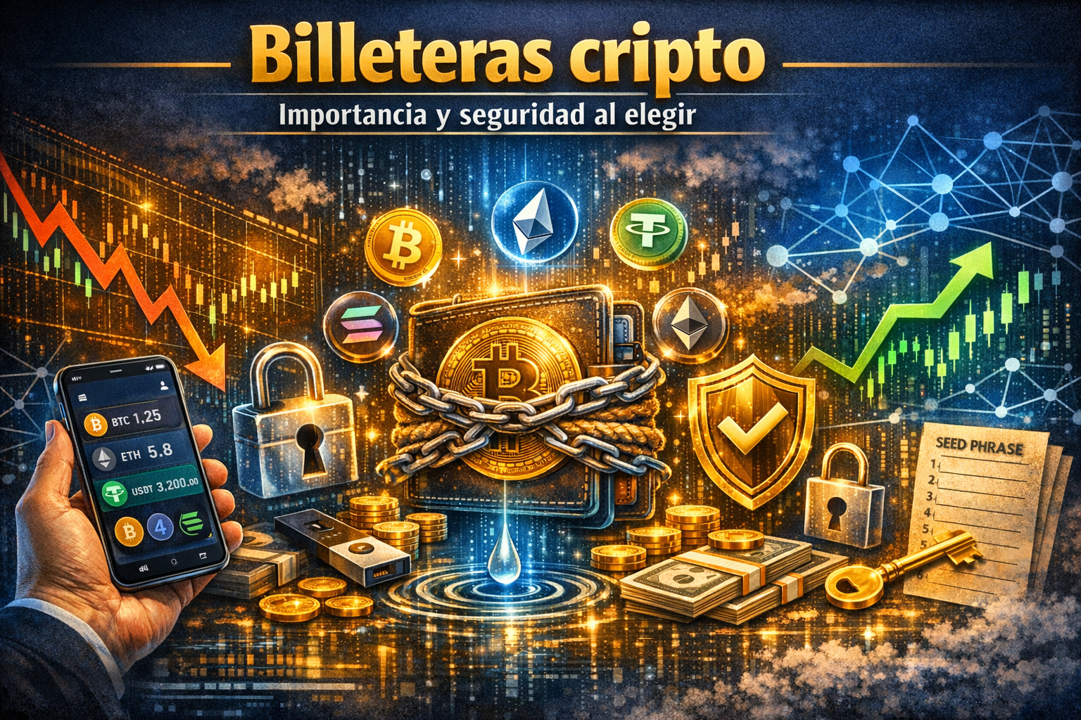 Billeteras cripto: importancia y seguridad al elegir