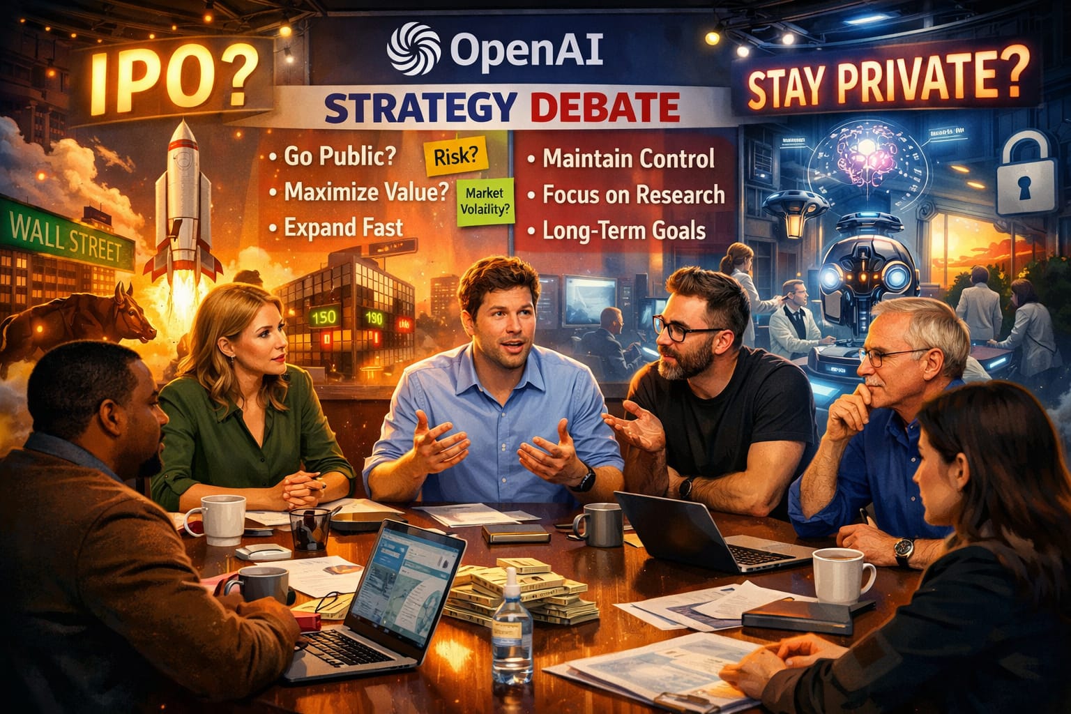 Debate interno en OpenAI por su estrategia financiera y futura IPO