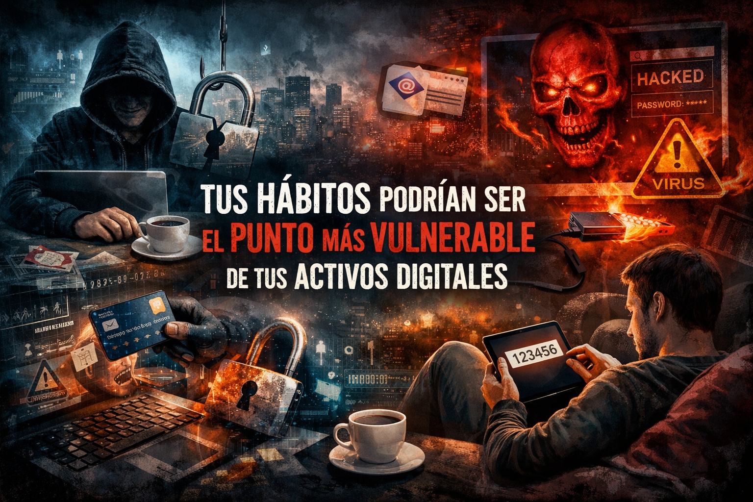 Tus hábitos podrían ser el punto más vulnerable de tus activos digitales