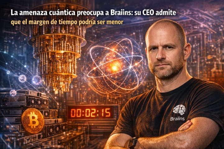 La amenaza cuántica preocupa a Braiins: su CEO admite que el margen de tiempo podría ser menor