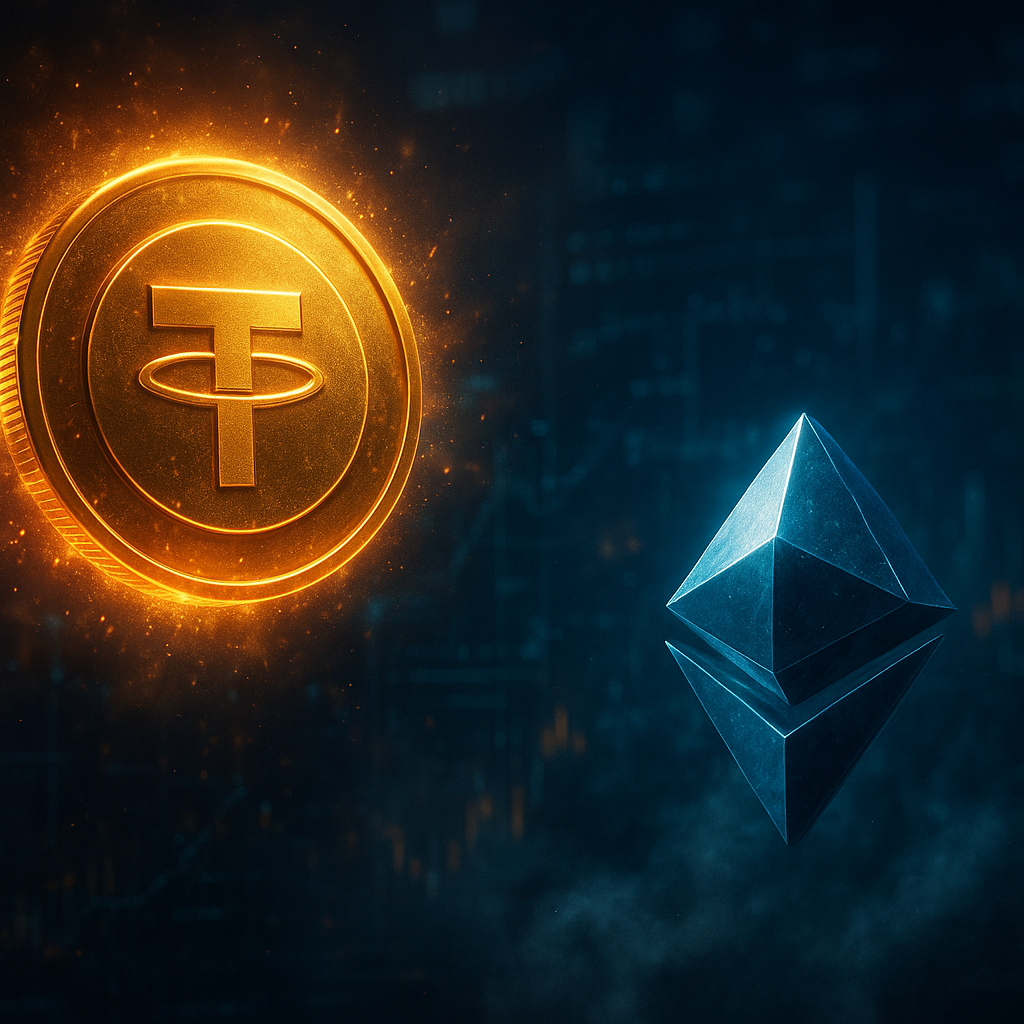Tether (USDT) supera a Ethereum (ETH) en valor de mercado total