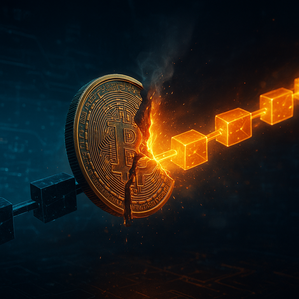 Bitcoin experimenta una división de cadena tras la implementación de BIP-110: la red original toma la delantera
