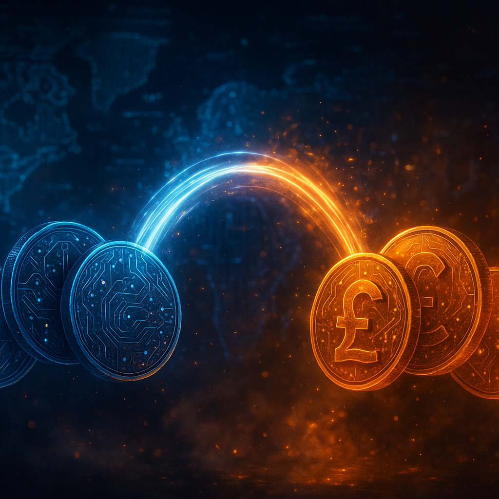 El Banco de Inglaterra ensaya la compatibilidad de stablecoins con la libra digital en transferencias internacionales