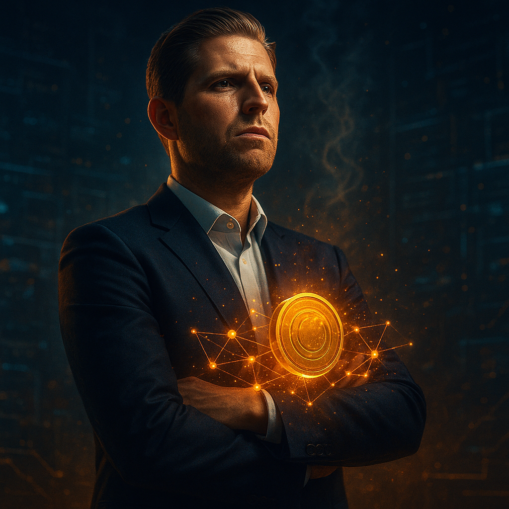 Eric Trump niega rotundamente los rumores de una nueva criptomoneda de su padre