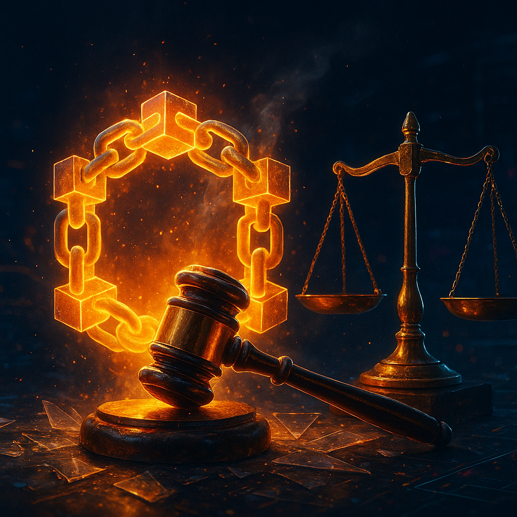 Bloqueo en cadena y litigios: El resumen semanal de las noticias legales sobre criptoactivos